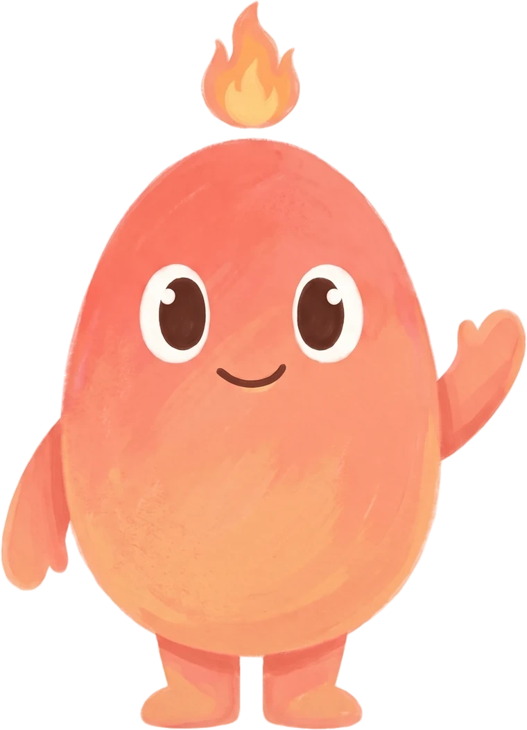 Spark, the Contently mascot