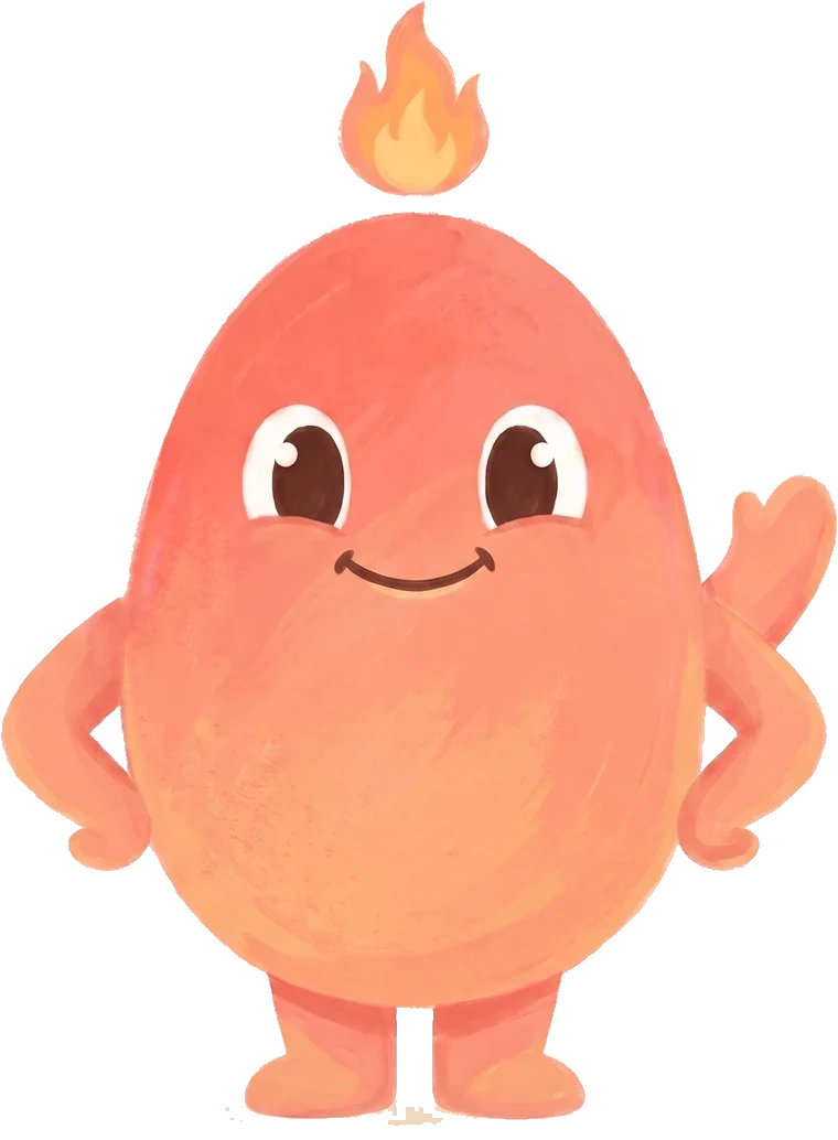 Spark, the Contently mascot