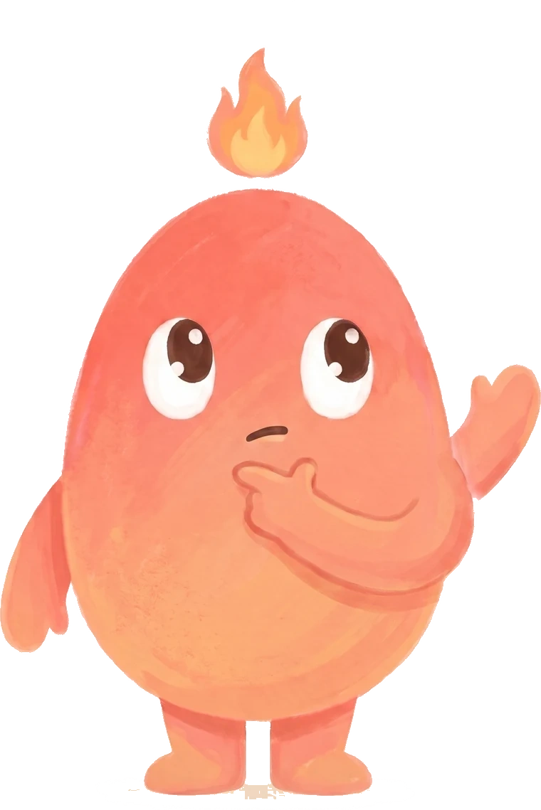 Spark, the Contently mascot